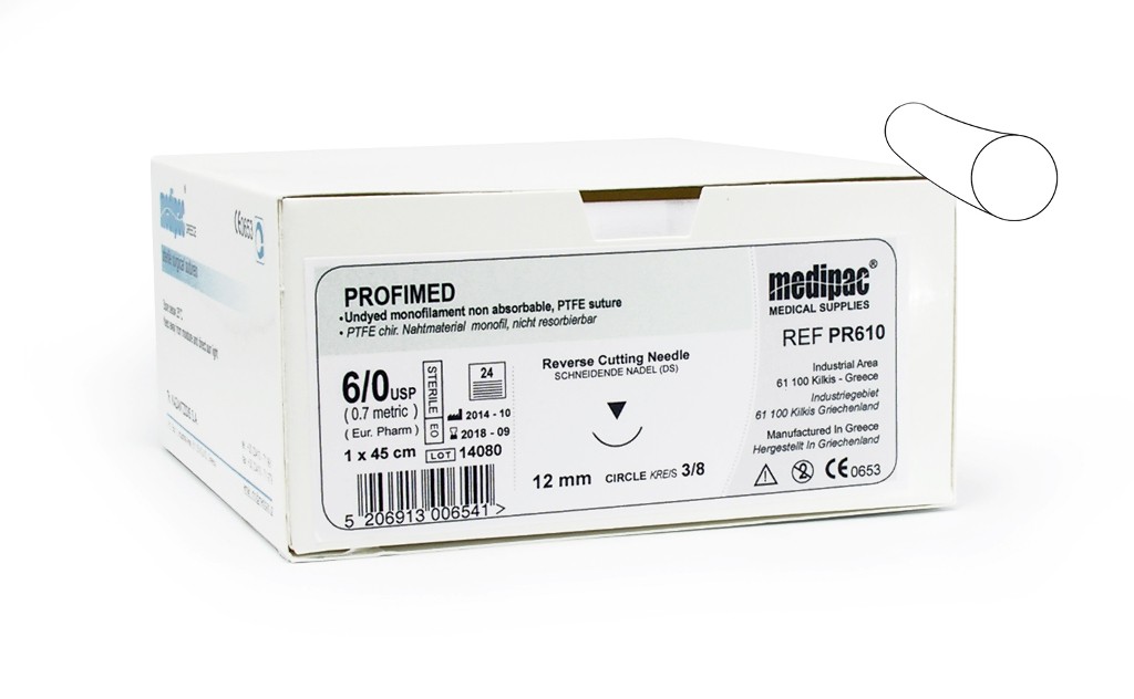 Fil de suture non-résorbable monofilament en PTFE