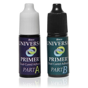 Universal Primer est un adhésif universel dual-cure conçu pour toutes les indications en dentisterie adhésive (restaurations directes et indirectes)