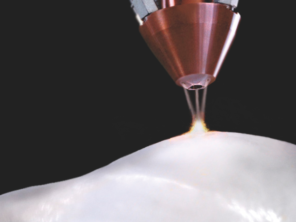 Technologie brevetée de frittage par laser Ceramir Pediatric Crown – biocéramique inspirée de la dent naturelle.